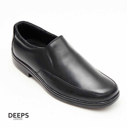 CANCUN MEN'S LEATHER CASUAL SLIP-ON LOAFER SHOES