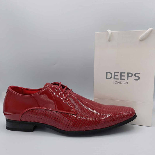 LUCAS MEN'S CASUAL PARTY WEDDING LACE UP SHOE WITH LEATHER LINING