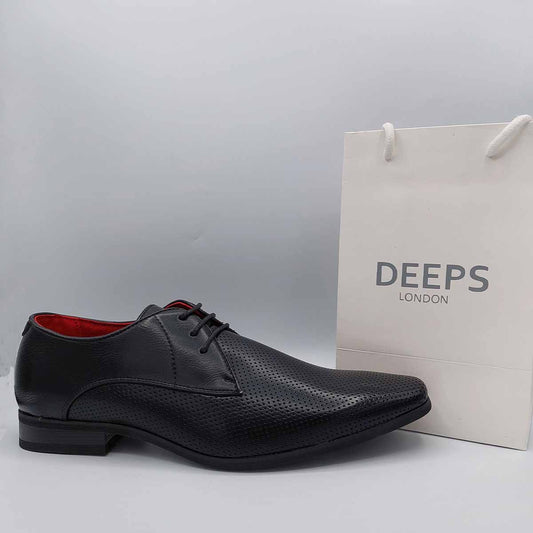 LUCAS MEN'S CASUAL PARTY WEDDING LACE UP SHOE WITH LEATHER LINING