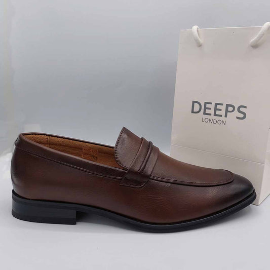 LAVER MENS MOCCASIN LOAFERS WITH LEATHER LINING