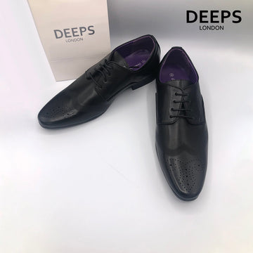 CROMPTON MEN'S LACE UP SHOE BLACK
