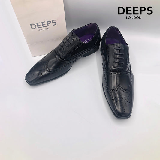 CELESTE MEN'S PATTERNED BROGUE SHOES TANNAVY